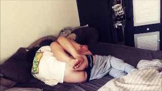 Husband and Bestfriend take turns cumming in Wife.